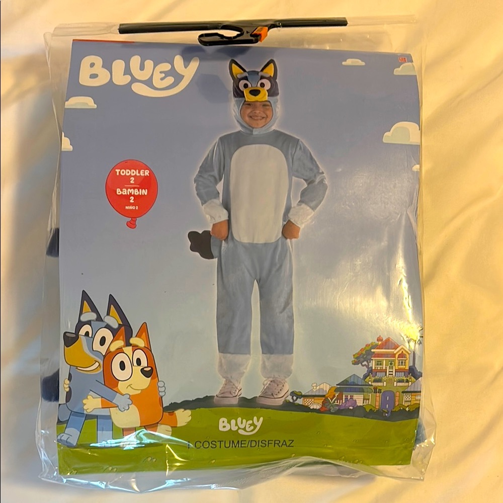 Toddler Blue Plush Bluey Costume - Official